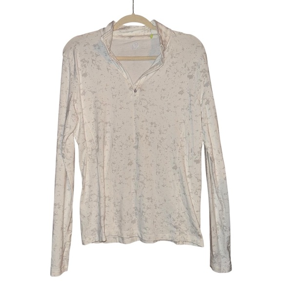 TASC Performance Recess 1/4 Zip Top Shirt Organic Cotton Outdoors Size Large - Picture 2 of 12